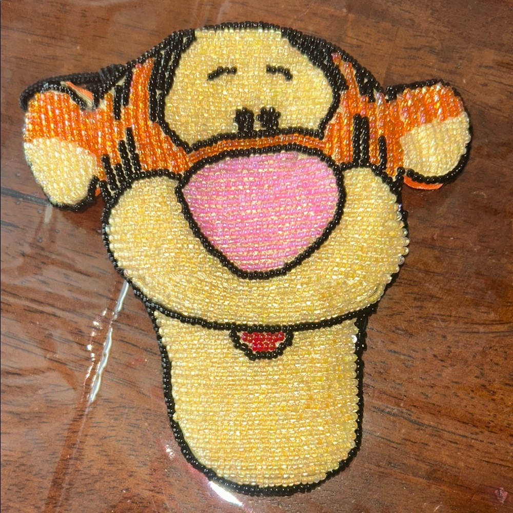 Disney Beaded Tigger Mini Bag - Orange, Pink, Yellow
